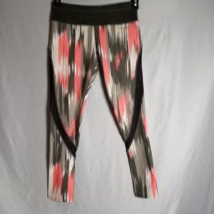 Skechers Performance Women's Aztec Athletic Yoga Gym Workout Leggings Size S